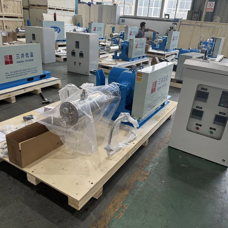 High Flow Rate Cryogenic Reciprocating Pump